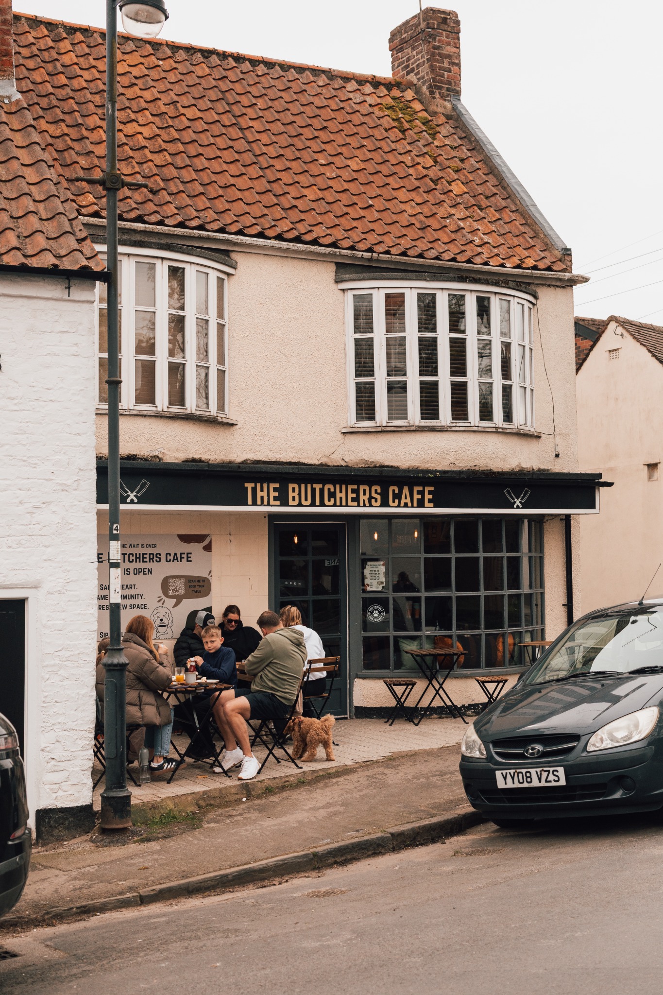 The Butchers Cafe exterior in North Ferriby